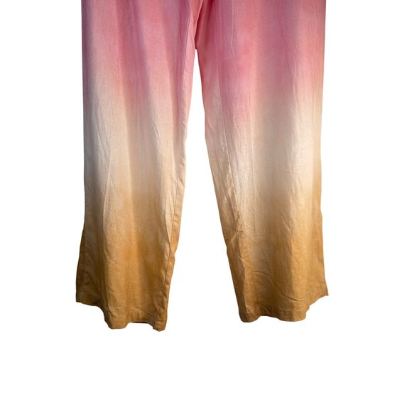2/$30 ZARA Medium Womens Ombré Linen Blend Pants - Picture 7 of 13